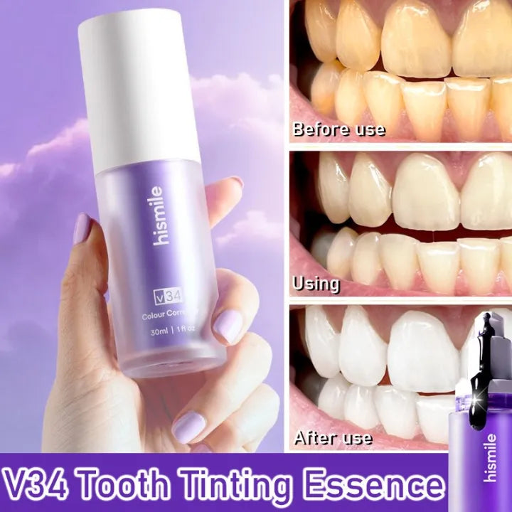 Hismile V34 Teeth Whitening Toothpaste / Teeth Stains Remover Oral Care Paste / Brightening Smile Dental Care Product