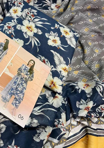 #Ladies 3 piece unstitched printed Lawn Collection By Regalia Original Womens Fastion wear