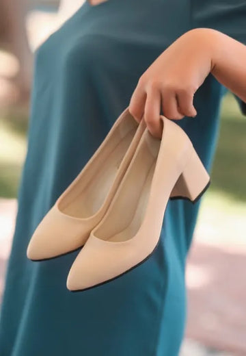 Formal Ladies Court Shoes & Heel Pumps Almond Toe Premium Quality Imported Coat Shoes for Ladies